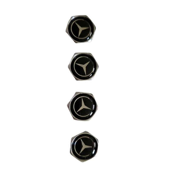 unbranded Other - Universal tire valve caps cover logo shape Mercedes Benz set of 4
